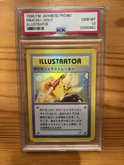 Pikachu Illustrator 1996 Holo Card Promo Japanese - Image 1