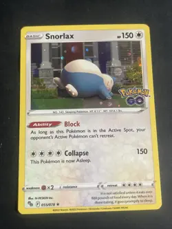 Snorlax - (Cosmos Holo) 055/078 Miscellaneous Cards & Products Holo NM - Image 1