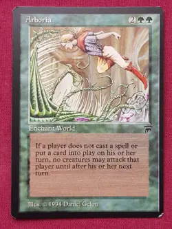 Magic The Gathering LEGENDS ARBORIA green card MTG - Image 1