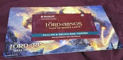 MTG Lord of the Rings Realms & Relics Box Topper Pack Factory Sealed - Image 1