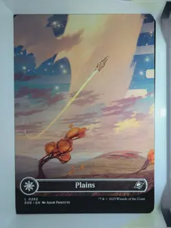 Plains (Borderless) - L262 - MTG - Edge of Eternities (EOE) - Image 1