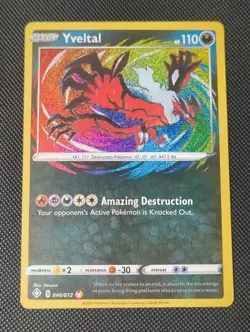 Yveltal Amazing Rare Shining Fates 046/072 NM Pokemon - Image 1
