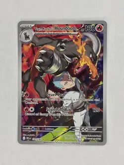 Pokemon TCG Team Rocket's Houndoom 191/182 Destined Rivals - Image 1