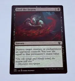 Feed The Swarm 129 Magic The Gathering Trading Card MTG Tc7 - Image 1