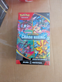 Pokemon TCG Mega Evolution: Chaos Rising Booster Bundle Box 6 Packs English - Image 1