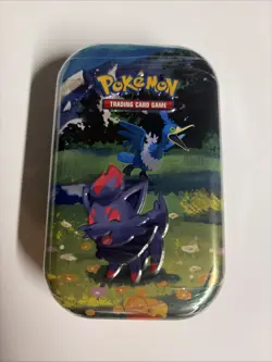 Pokemon Ascended Heroes Mini Tin ( Zorua & Cramorant ) New - factory Sealed- - Image 1