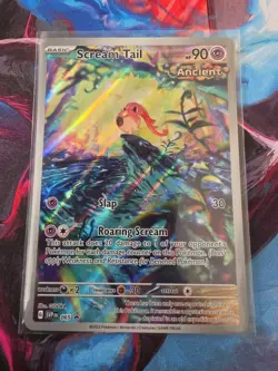 Scream Tail Pokemon Paradox Rift ETB Exclusive Promo 065 Mint Black Star - Image 1
