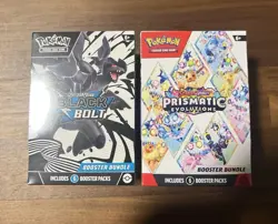 Pokemon TCG Black Bolt + Prismatic Evolutions Booster Bundle 2 Box (New/Sealed) - Image 1