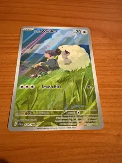 Pokemon TCG Journey Together HOP'S WOOLOO Illustration Rare 170/159 - Image 1