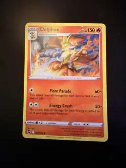 Pokemon TCG - Delphox - 027/195 - Rare - Silver Tempest - NM - Image 1