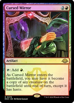 Cursed Mirror Modern Horizons 3 Foil NM Near Mint MTG Magic - Image 1