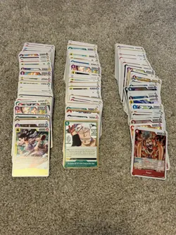 One Piece Adventure On Kami's Island OP15 Base BULK Lot Of Cards - Image 1