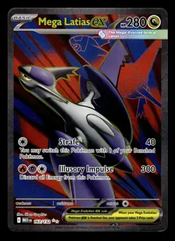 Mega Latios ex 163/132 Ultra Rare Mega Evolution Pokemon Card - Image 1