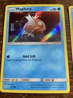 Magikarp 2019 Detective Pikachu Set 8/18 Holo Holographic Foil Pokemon Card - Image 1