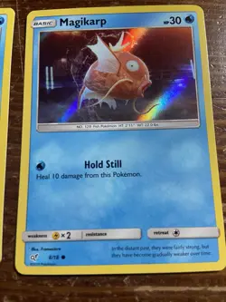 Magikarp 2019 Detective Pikachu Set 8/18 Holo Holographic Foil Pokemon Card - Image 3