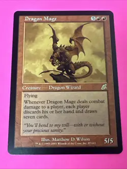 Dragon Mage #87 (NM) Scourge SCG Magic The Gathering MTG CCG - Image 1