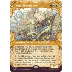 Helga, Skittish Seer (showcase) M/NM Magic: The Gathering MTG Bloomburrow - Image 1