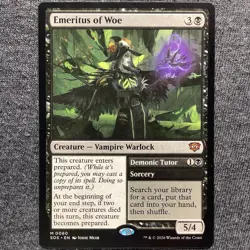 Emeritus of Woe Secrets of Strixhaven Mythic Regular Vampire - Image 1