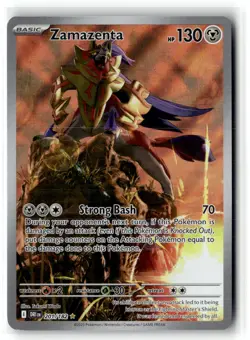 Zamazenta 201/182 Illustration Rare Destined Rivals Pokemon NM b3 - Image 1