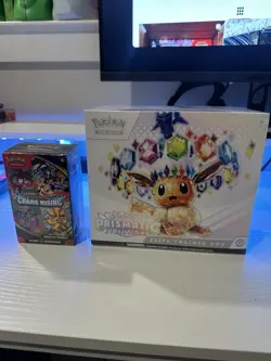 Pokemon TCG Prismatic Evolution ETB & Chaos Rising Booster Bundle (SEALED) 🔥‼ - Image 1