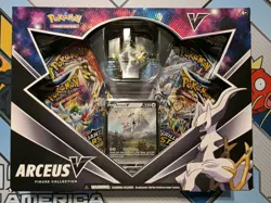 Pokemon TCG Arceus V Figure Box - 4 Pack - Image 1