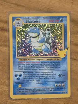 Pokemon Celebrations Classic Collection Blastoise 2/102 Holo Rare NM - Image 1