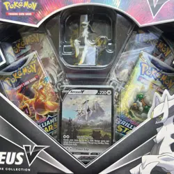 Pokemon TCG Arceus V Figure Collection Box Factory Sealed Brilliant Stars 2022 - Image 2