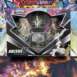Pokemon TCG Arceus V Figure Box - 4 Pack 820650850165 - Image 1
