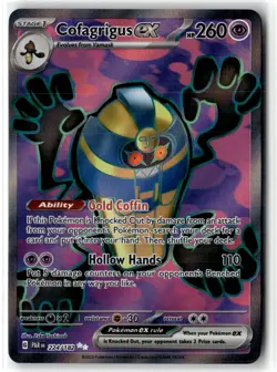 Cofagrigus ex 224/182 Ultra Rare Paradox Rift Pokemon NM b3 - Image 1