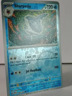 Sharpedo - reverse holo - SV: Temporal Forces #043 - POKEMON - NM - T - Image 2
