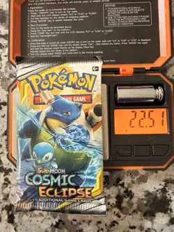 Heavy! 22.51g Pokemon 🔥 COSMIC ECLIPSE Booster Pack Sealed New CE1 - Image 2