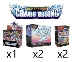 Chaos Rising PKC Bundle | 2x PKC ETB | 2x BOOSTER BUNDLE | 1x BOOSTER BOX - Image 1