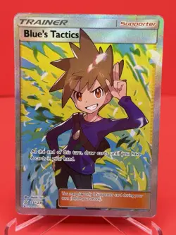 Pokemon Blue's Tactics 231/236 Sm Unified Minds Full Art Ultra Rare HOLO - MP - Image 1