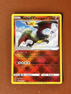 Radiant Charizard 020/159 Radiant Rare Crown Zenith Pokemon NM/M - Image 1