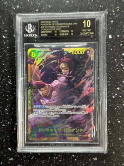 One Piece CCG TCG Donquixote Rocinante 2023 OP04-119 BGS 10 Black Label - Image 1