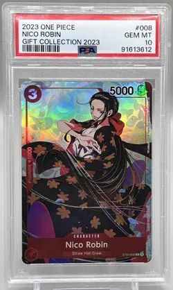 2023 ONE PIECE GIFT COLLECTION #008 NICO ROBIN PSA 10 - Image 1