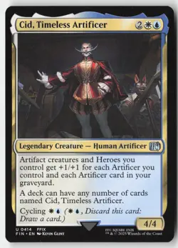MTG - Cid, Timeless Artificer (0414) U FINAL FANTASY 414 LP-NM - Image 1
