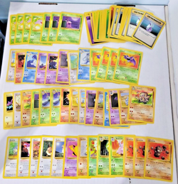 Vintage Pokemon 96 Card Lot WotC NON-ENGLISH German Spanish Base Set/Fossil/TR - Image 1