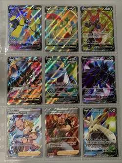 Pokemon TCG SWSH:Battle Styles Set Full Art Holo Rare Lot of 9 Cards NM - Image 1