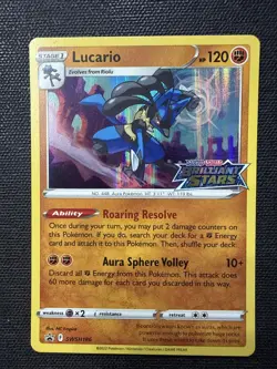 Lucario SWSH186 SWSH: Sword & Shield Promo Cards Holo - Image 1