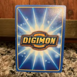 BO-03 Leomon Digimon Card Digi-Battle Series 1 1999 Bandai Damaged - Image 2