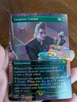 Campsite Cuisine (Borderless) Commander: Final Fantasy Foil - Image 1