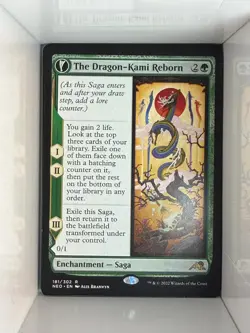 The Dragon-Kami Reborn 181 Rare Kamigawa: Neon Dynasty Magic: The Gathering NM - Image 1
