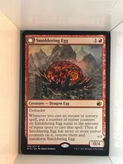 Smoldering Egg 159 Rare Innistrad: Midnight Hunt Magic: The Gathering Near Mint - Image 1