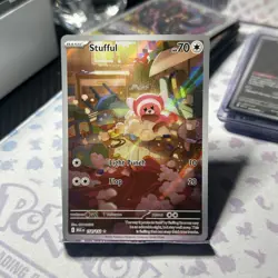 Pokemon TCG Stufful 154/132 IR Illustration Rare Full Art Mega Evolution - Image 1