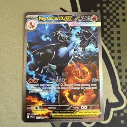 Pokemon TCG Phantasmal Flames Mega Charizard X ex 125/094 SIR - Image 1