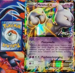 Mewtu EX XY183 Black Star Promo Deutsch NM XXL Oversized Pokemon - Image 1