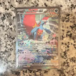 Pokemon Roaring Moon ex 251/182 SV04 Paradox Rift Special Illustration Rare Holo - Image 1