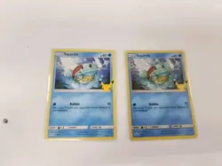 LOT!!! 2X Pokemon Squirtle TCG Holo 17/25 McDonald's 25th ANNIVERSARY ((NM)) - Image 1