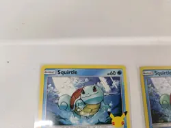 LOT!!! 2X Pokemon Squirtle TCG Holo 17/25 McDonald's 25th ANNIVERSARY ((NM)) - Image 3